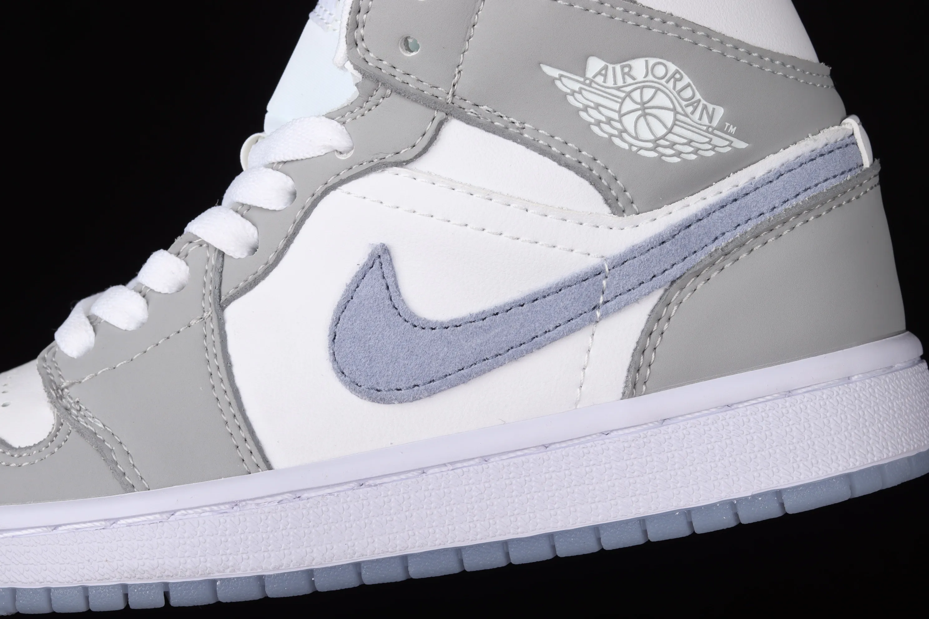 All Categories Air Jordan Jordan Series Basketball Shoes Air Jordan 1 Mid Air Jordan 1 Mid AJ1 Joe 1 Wolf Gray Mid-top Casual Sports Shoes BQ6472-105